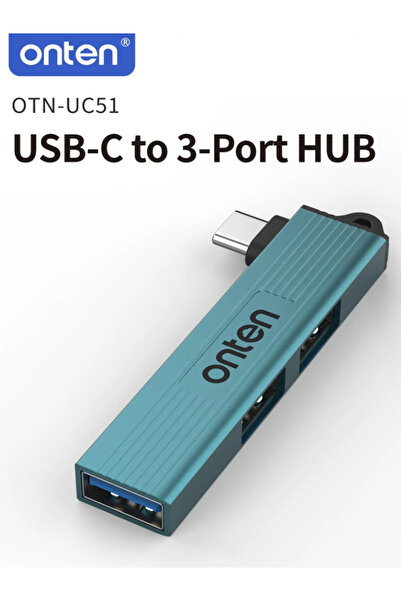 choice2 TYPE-C to 3 PORT USB ONTEN 3 in 1 USB HUB USB 3.0/Type-C 3.0 To 3 USB...