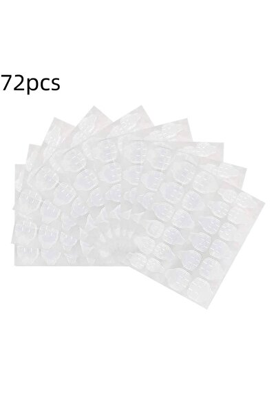 Choice 72pcs Fake Nails Jelly Glue 24/72/150pcs Nails Sticker Transparent Dou...