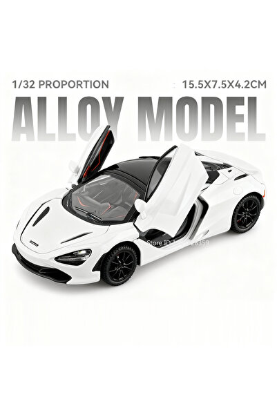 choice2 سيارة 720S بيضاء بمقياس 1:32، نموذج سيارة سينا الرياضية، لعبة سيارات ...