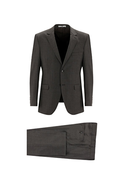 Kiğılı 7 Drop Slim Fit Slim-Fit Wool Plaid Suit
