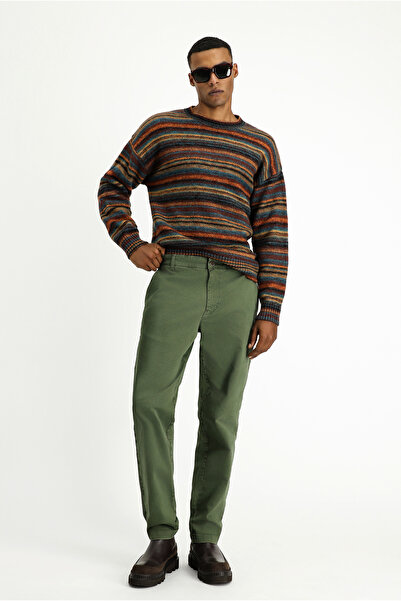 Kiğılı Regular Fit Standard Cut Lycra Canvas / Chino Trousers