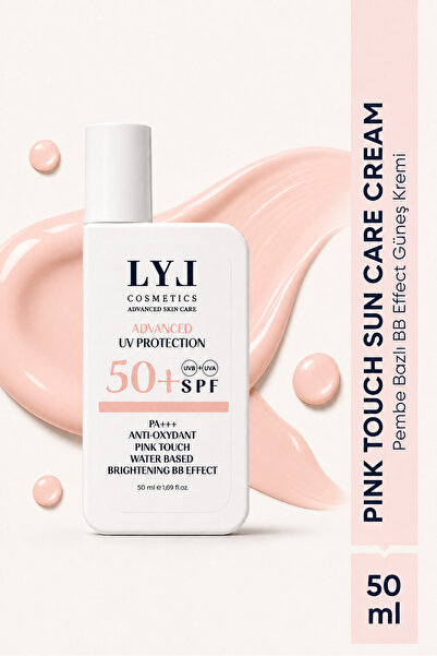 Spf+50 Yoğun Leke Karşıtı Yüksek Korumalı Pembe BB Effect Güneş Kremi