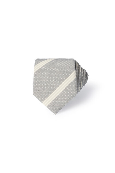 Abdullah Kiğılı Striped Silk Tie