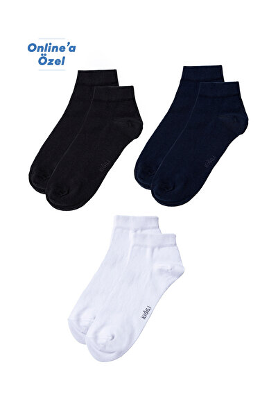 Kiğılı Set of 3 Cotton Flexible Sports Socks