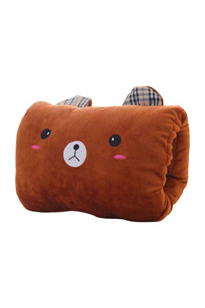 Choice F Pink Bear Children's Plush Pillows Hand Warmers Gloves Adults Cartoo...