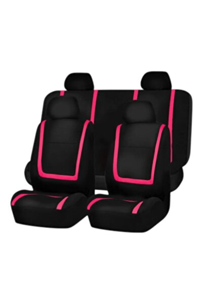 E-ANAMAG Husă universală completă pentru scaun auto, dungi mov