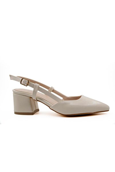 FELES 110-425 Γυναικεία παπούτσια με τακούνι σε χρώμα δέρματος