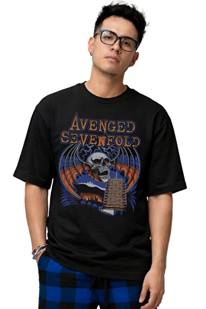 Fuddy Moda Μπλουζάκι Unisex με στάμπα Avenged Sevenfold Capitol Records, Υπερ...