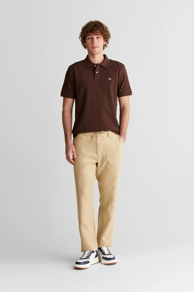 Gant Men's Beige Regular Fit Pants