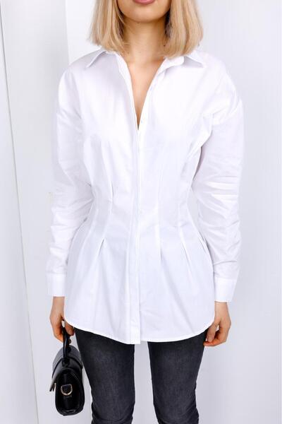 Flarsky Women's Pleated Premium Shirt