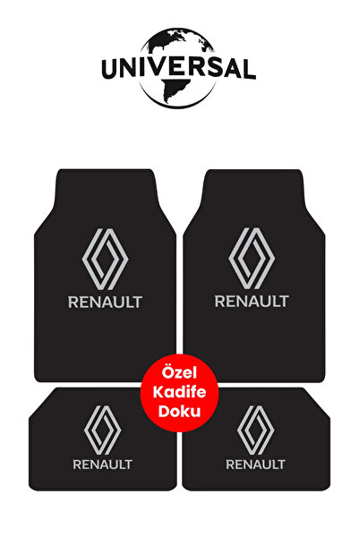 BALKAN AMBALAJ Yıkanabilir Üst Sınıf Kumaş ve Taban Kalın Pvc Yeni Renault Ot...