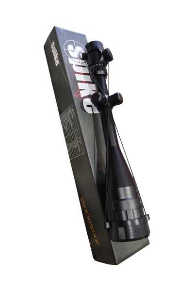 SPIKE 6-24x50 AOEG Kırmızı/Yeşil Işıklı Mil-Dot Reticle Taktik Tüfek Dürbünü