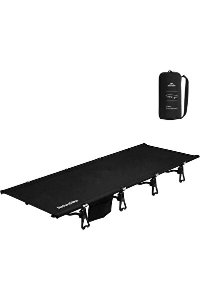 Dotail Pat de camping pliabil Naturehike, 190 x 75 x 21 cm, aluminiu, țesătur...