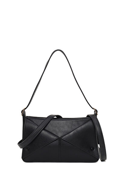 Derimod Γυναικεία τσάντα ώμου με μακρύ λουράκι σε μαύρο χρώμα 26PBD264318