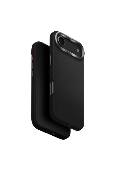 uniq Husa pentru iPhone 17 Air, Lyden Leatherette Case, protectie antisoc, negru