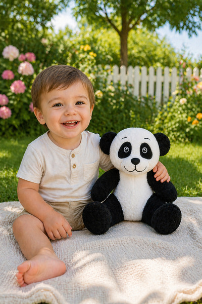 Özgüner Oyuncak Hayvan Figürlü Peluş Oyuncak - 25 cm Sevimli Peluş
