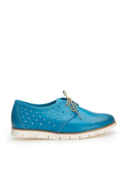 UrbanShoes Pantofi casual dama, perforati din piele naturala,Leofex - 407-1 a...