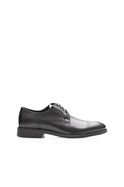 UrbanShoes Pantofi casual bărbați din piele naturală, Leofex - 550 Negru Box