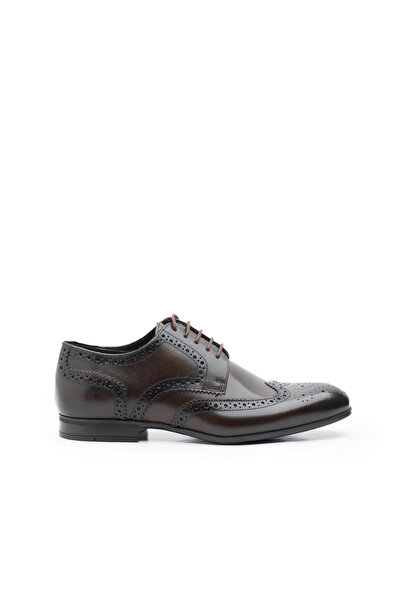 UrbanShoes Pantofi barbati eleganti din piele naturala Leofex - 1023 Red wood...