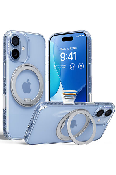 Stef's Cat Θήκη iPhone 17, Γάτα του Στεφ, Σειρά Ostand R Fitness, διαφανής