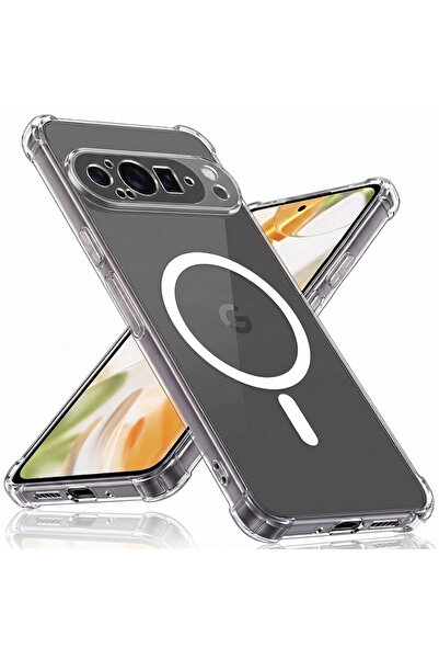 Stef's Cat Husa pentru Google Pixel 9 Pro, Stef's Cat, Shockproof Clear Silic...
