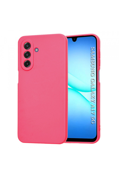 Techsuit Θήκη για Samsung Galaxy A17 5G, Techsuit, SoftFlex, Ροζ Βερνίκι "
