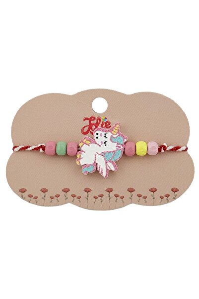 SOHO Bratara Martisor pentru Copii, Jolie, Pandativ Unicorn, cu Margele Multi...