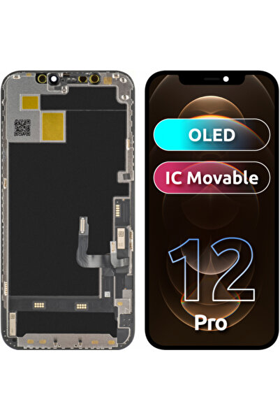 Stef's Cat JK Οθόνη αφής για Apple iPhone 12 / 12 Pro, με πλαίσιο, Έκδοση OLE...