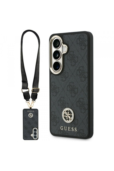 Stef's Cat Θήκη για Samsung Galaxy S26 S942, GUESS, 4G Μεγάλο Λουράκι με Στρα...