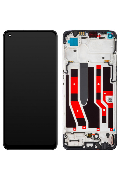 OPPO Display cu touchscreen Reno8 4G/ Reno7/ F21 Pro, cu ramă, negru, Service...