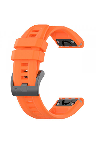 Techsuit Curea W060 pentru Garmin Watch Fenix Series, 26mm, Portocalie