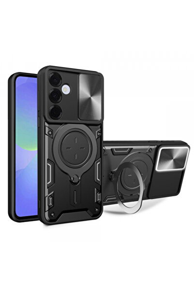 Techsuit Калъф за Samsung Galaxy A36 A366, Techsuit, Camguard Pro, Черен