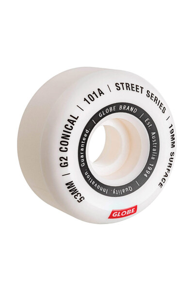 Globe G2 ΚΩΝΙΚΑ ΤΡΟΧΑ ΔΡΟΜΟΥ ΛΕΥΚΑ/ΒΑΣΙΚΑ 53ΧΙΛ.