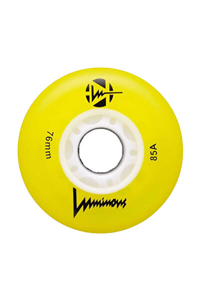 LUMINOUS ΤΡΟΧΟΙ LED 76MM/85A - ΚΙΤΡΙΝΟΙ (4 ΤΕΜ.)