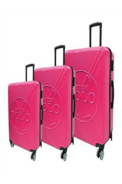 Banadabak Polo Valiz Abs Ank1013 Pembe 3 Lü Set (1 Adet Fiyatıdır)