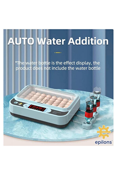 Epilons Kuluçka Makinesi Tam Otomatik 5 Programlı Epo-s64 Yumurtalık