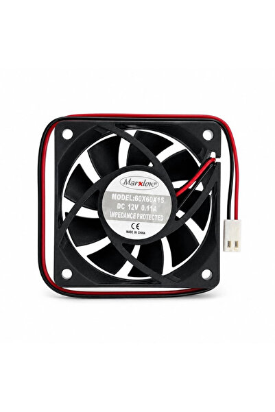 Marxlow 60X60X15 DC 12 VOLT 6CM 2 UÇLU FAN 12V 0.11A 2P
