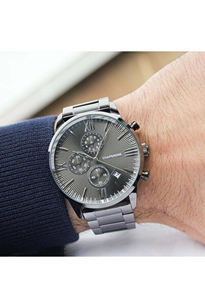 Chaperone Ch002614 Men's Wristwatch with Steel Strap