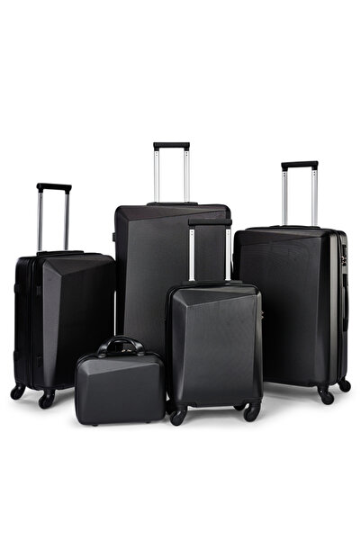 LİMRA Luxury 5 Pieces Luggage Sets Modern Design Strong Color Travel Suitcase...