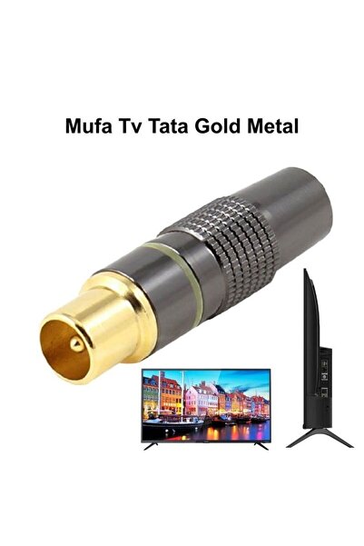 Stef's Cat Mufa Tv Metal Gold Tata TV-0029,