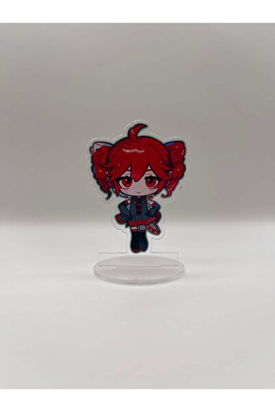 Hara Company Vocaloid Kasane Teto Akrilik Mini Figür Stant / Masa Süsü