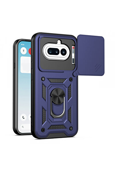 Techsuit Husă pentru Nothing Phone (4a), Techsuit, CamShield, Albastru