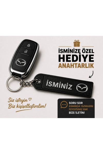 YSN SOUNDS İsimli Mazda Anahtarlık , Kişiye Özel - Hediyelik İsimli Mazda Ara...
