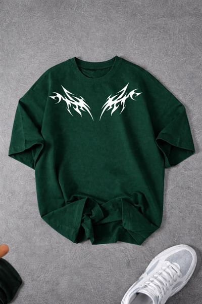 Revasser Tricou unisex pentru femei/bărbați, cu imprimeu special TRAP, din bu...