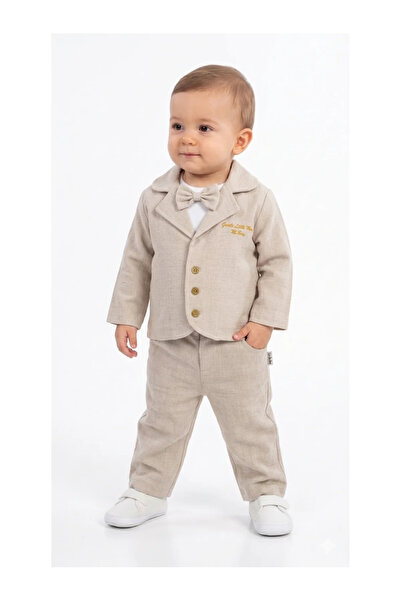 Mini Baray Men's Pocket Cover Set 3-Piece Set (9-12-18 Months)