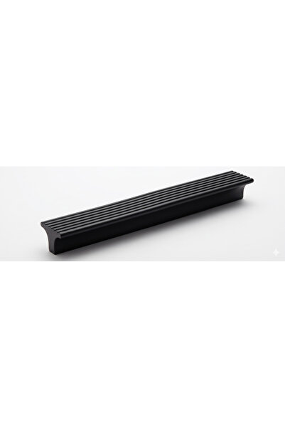 verial 965 Linea Çizgili T-Kulp 512 mm Mat Siyah | Mutfak Dolap Çekmece Kulpu...