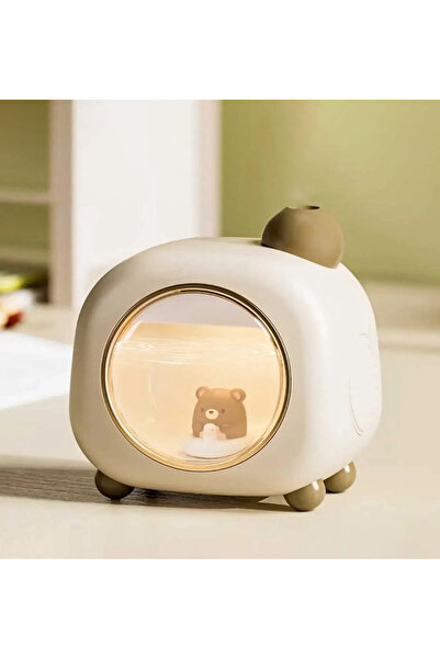 Sensoria Sevimli Hava Nemlendirici Fanus Ayıcık Buhardanlık Aroma Difizörü Humidifier Çocuk odası