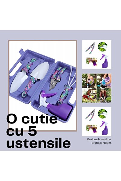 OEM Set of 5 flippy garden accessories, includes storage bag, stainless steel...