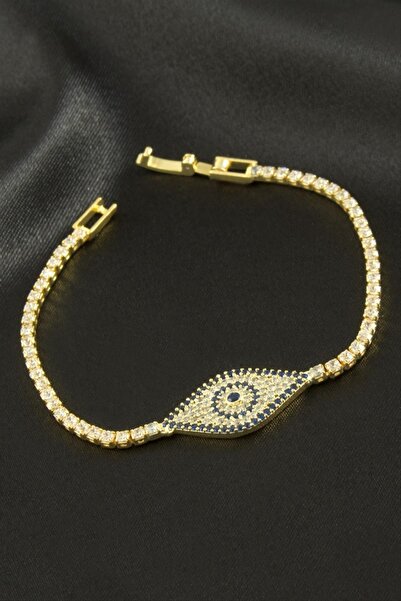 ZERO LAND Nhrhls Eye Zircon Stone Children's Bracelet 16 cm - (121848) Silver...