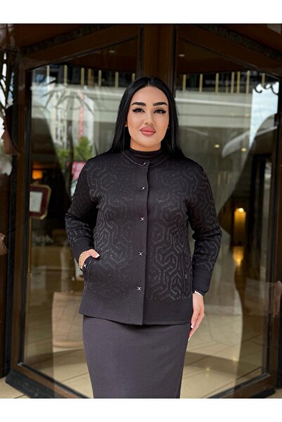 CARLA CARMELİTA Viscose Tricot Cardigan